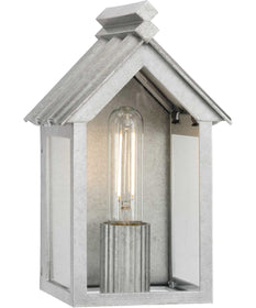 Jeffrey Alan Marks Point Dume Dunemere Outdoor Wall Lantern Galvanized Finish