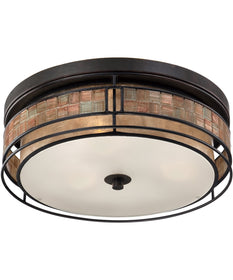 Laguna Small 3-light Flush Mount Renaissance Copper