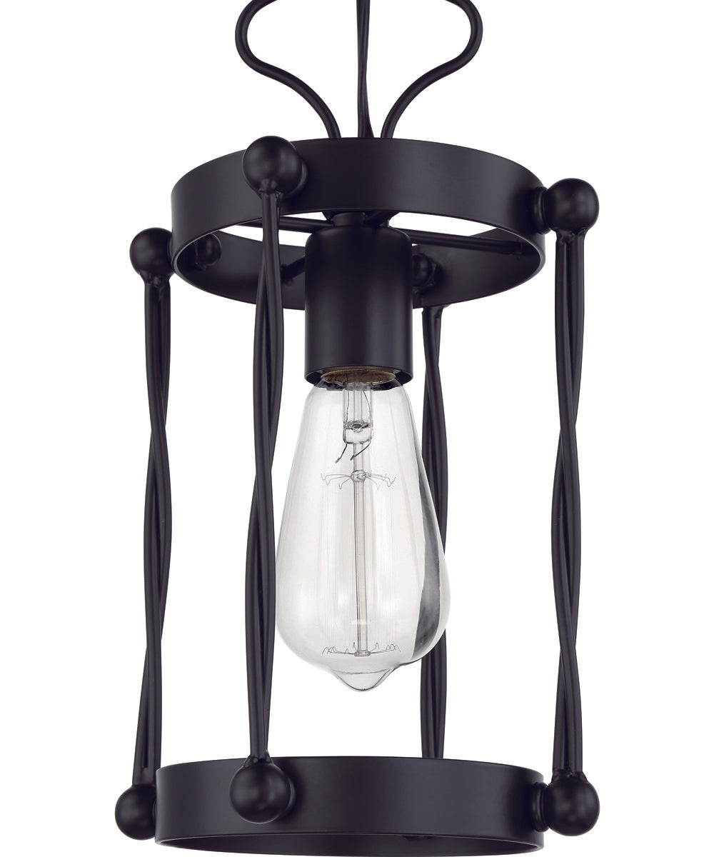 Jolenne 1-Light Mini Pendant Flat Black
