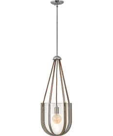 Vaso 1-Light Medium Pendant in Polished Nickel*