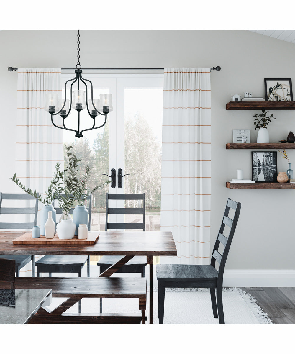 Reeves 5-Light Chandelier Matte Black