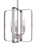 Stowe 3-Light Foyer Brushed Polished Nickel