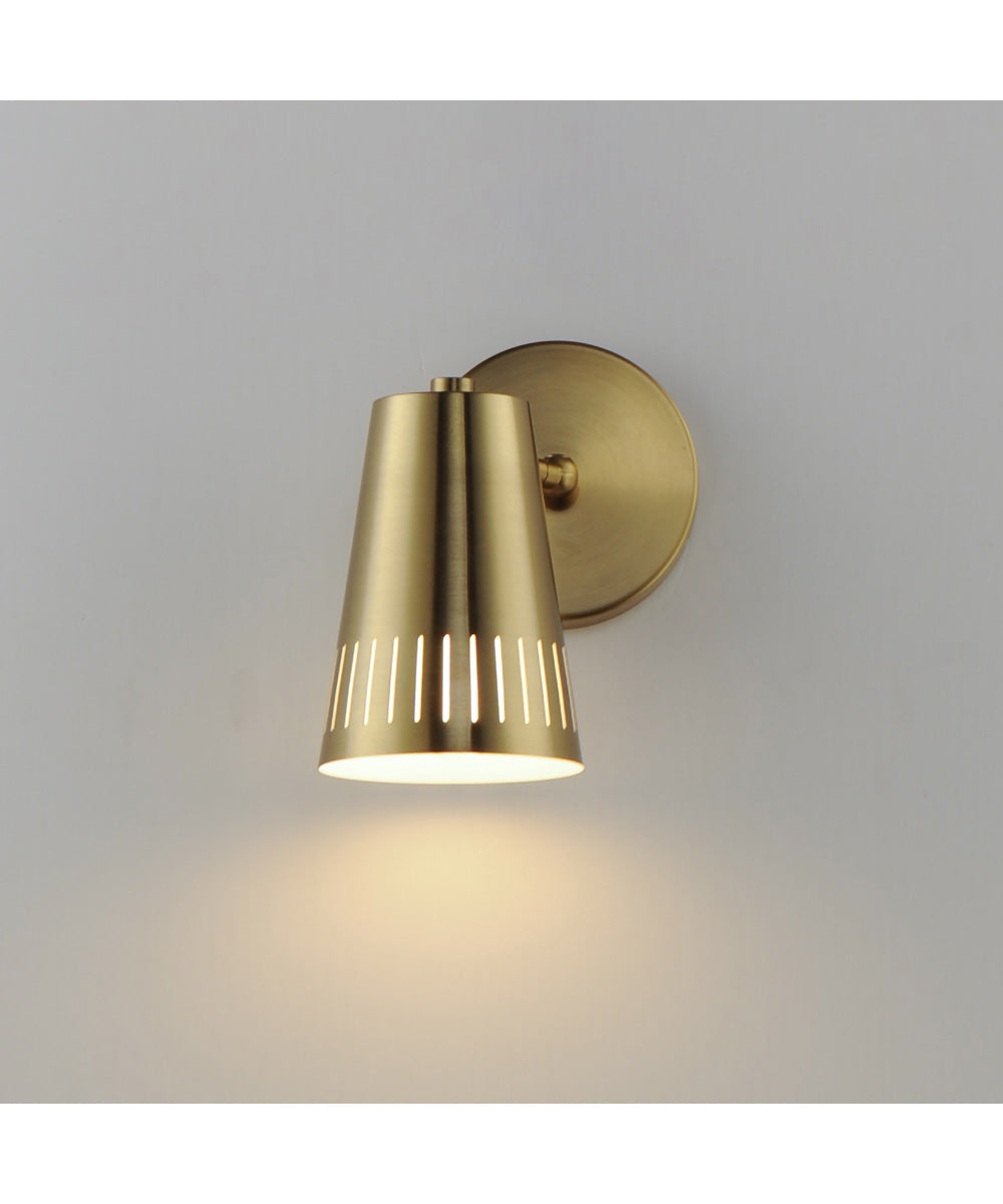 Helsinki 1-Light Wall Sconce Natural Aged Brass