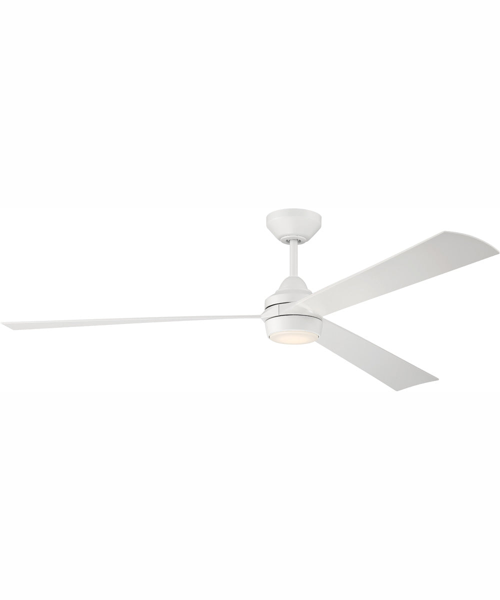 60" Sterling 1-Light Indoor/Outdoor Ceiling Fan White
