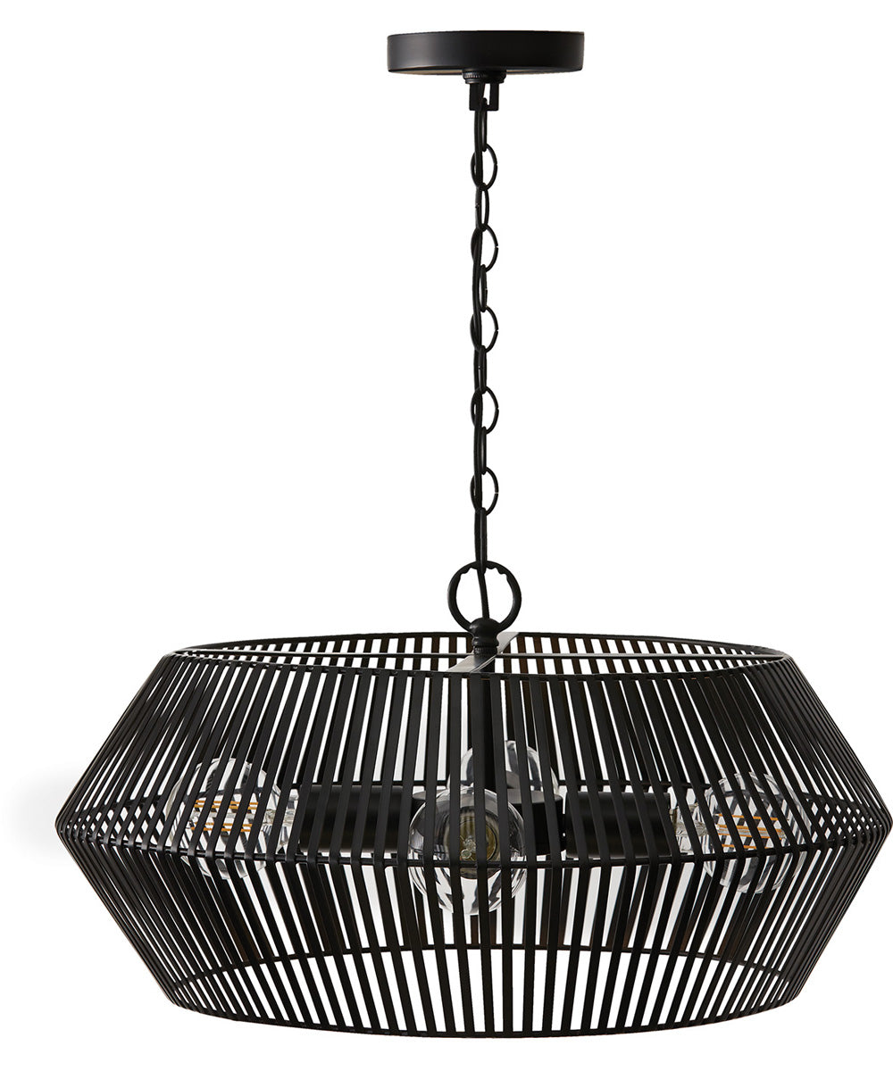 Kaiya 4-Light Pendant Matte Black