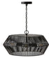 Kaiya 4-Light Pendant Matte Black
