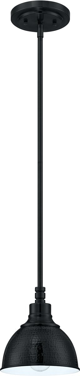 8"W Timarron 1-Light Mini Pendant Light Aged Bronze