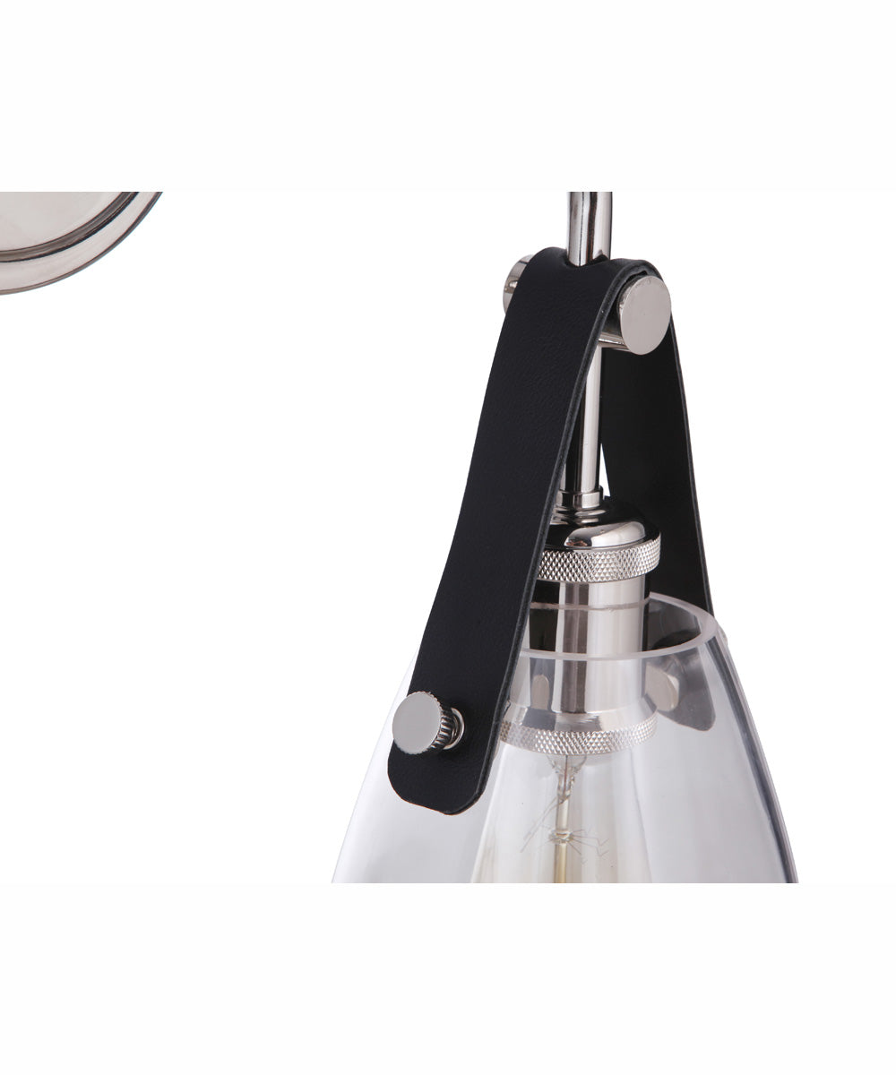 Hagen 2-Light Wall Sconce Polished Nickel