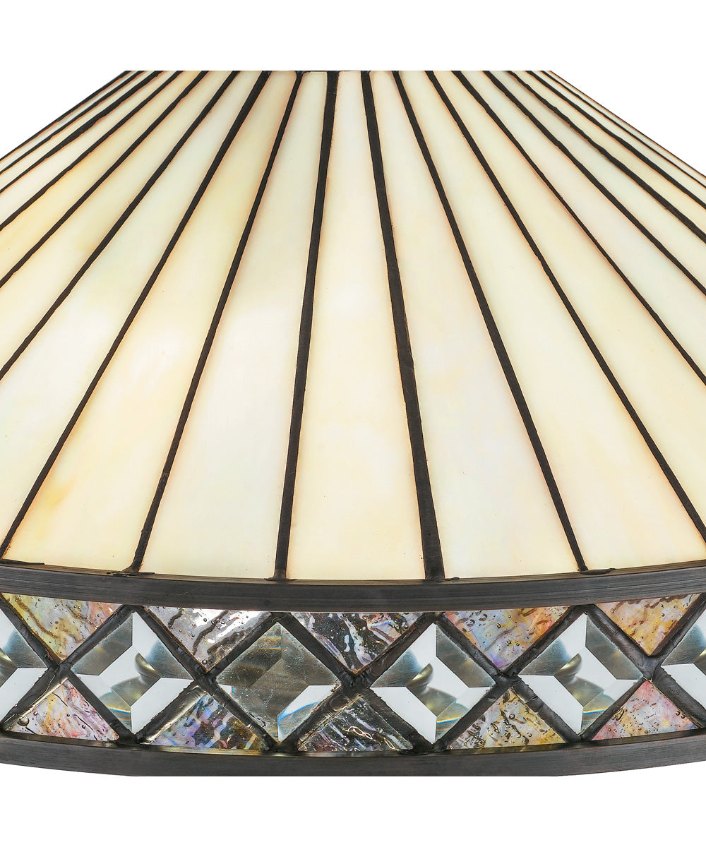 Bowing Small 2-light Table Lamp Vintage Bronze