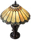 17" High Carousel Jadestone Table Lamp