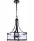 Elliot 5-Light Pendant Flat Black