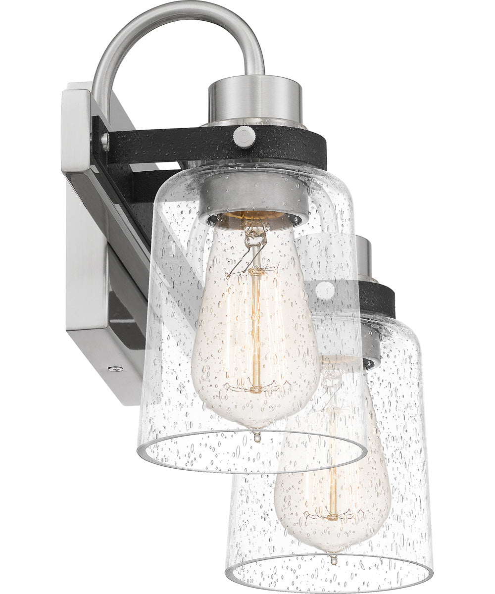 Axel Medium 2-light Bath Light Brushed Nickel