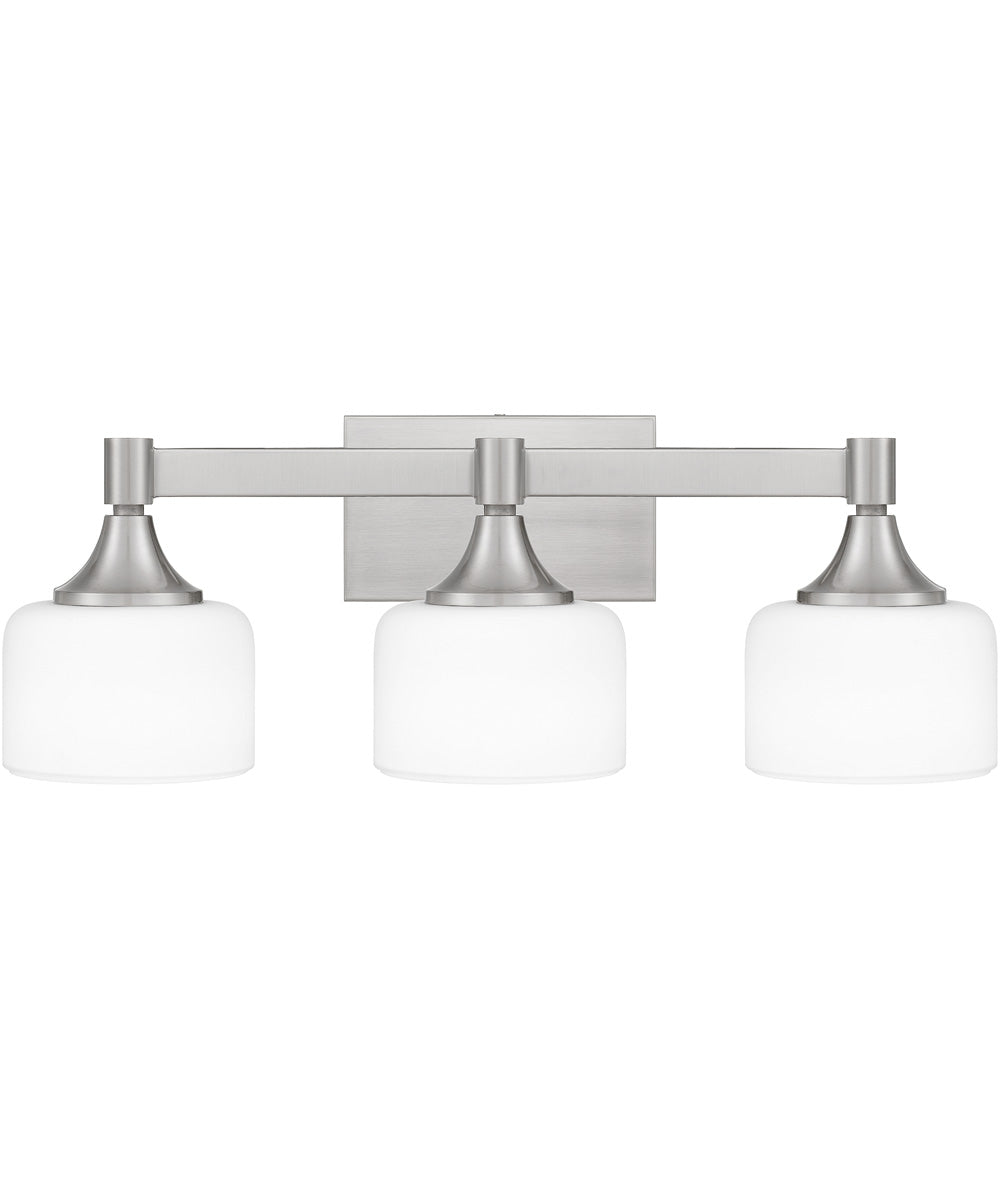 Ladson Large 3-light Bath Light Brushed Nickel