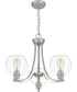 Pruitt 3-light Chandelier Brushed Nickel