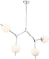 Jubilee 4-Light Led 4-Light Pendant Chrome/Frost Glass