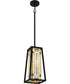 Sierra Small 1-light Mini Pendant Matte Black