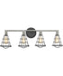 Gauge 4-Light Farmhouse Bath Vanity Light Graphite