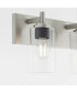 Fallstaff 3-light Bath Vanity Light Satin Nickel