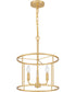 Abner 3-light Pendant Aged Brass