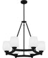 Penning 6-light Chandelier Matte Black