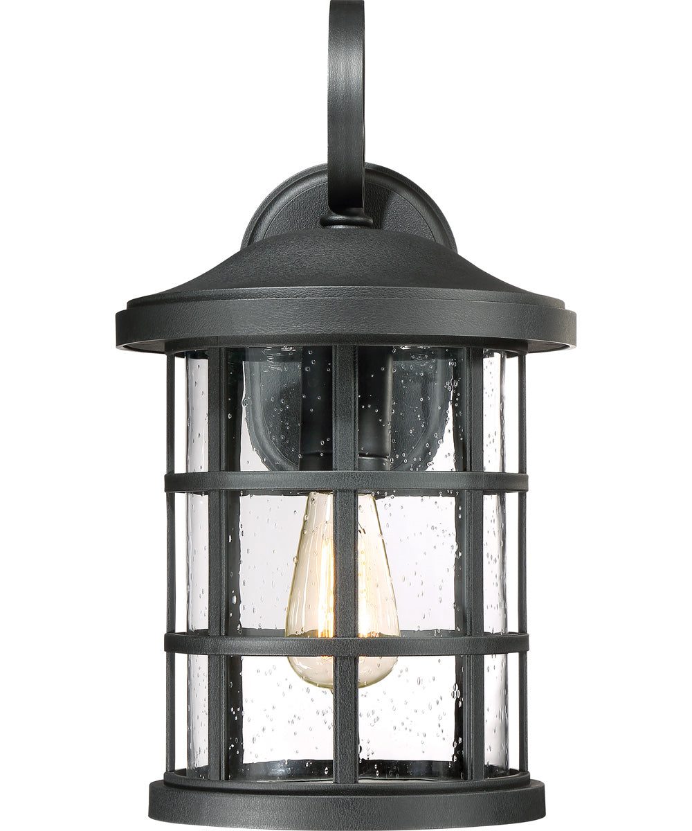 Crusade Large 1-light Outdoor Wall Light  Coastal Armour Earth Black