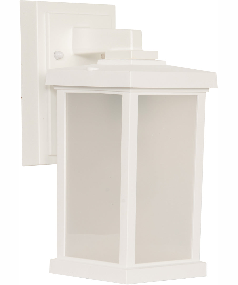 Resilience Lanterns 1-Light Outdoor Wall Lantern Matte White