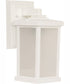 Resilience Lanterns 1-Light Outdoor Wall Lantern Matte White