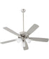 52" Ovation 3-light LED Ceiling Fan Satin Nickel