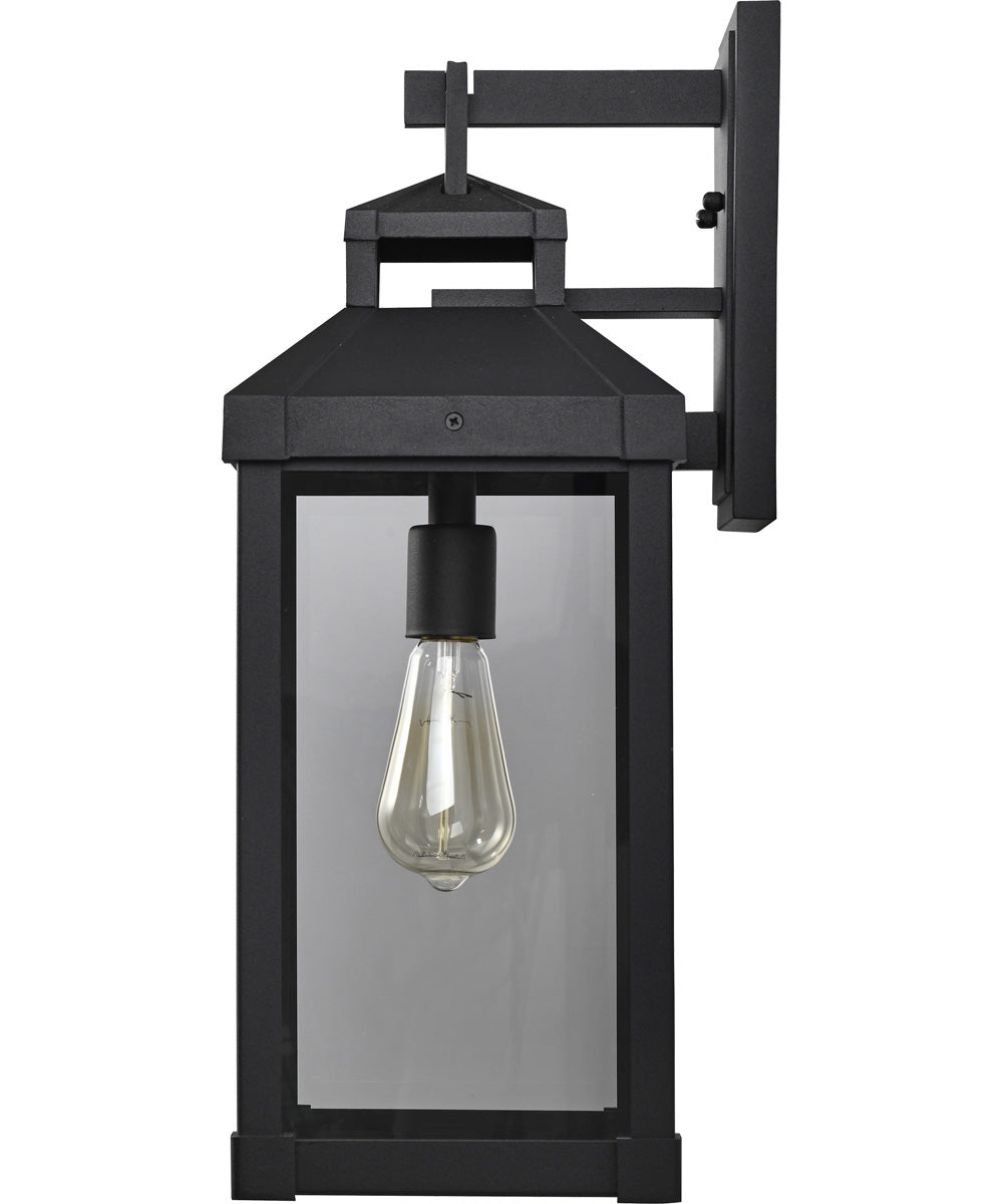 Corning 1-Light Outdoor Matte Black