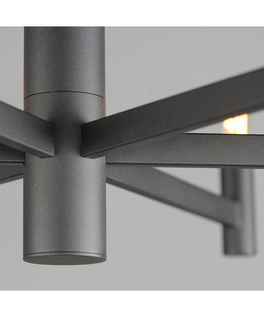 Emana 6-Light Chandelier Black