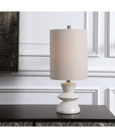 Stevens Bleached Wood Buffet Lamp