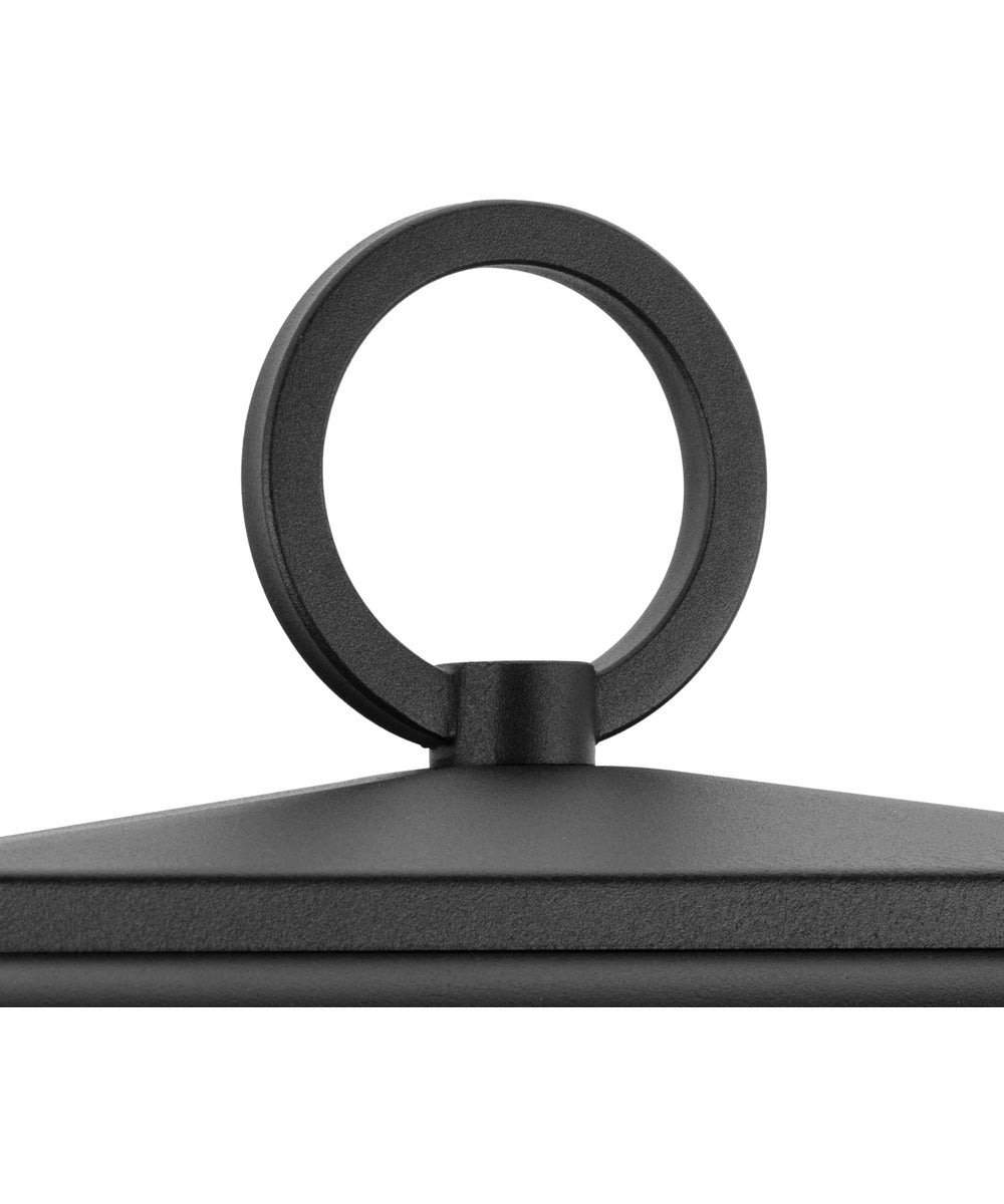 Wakeford 1-Light Transitional Outdoor Medium Wall Lantern Textured Black