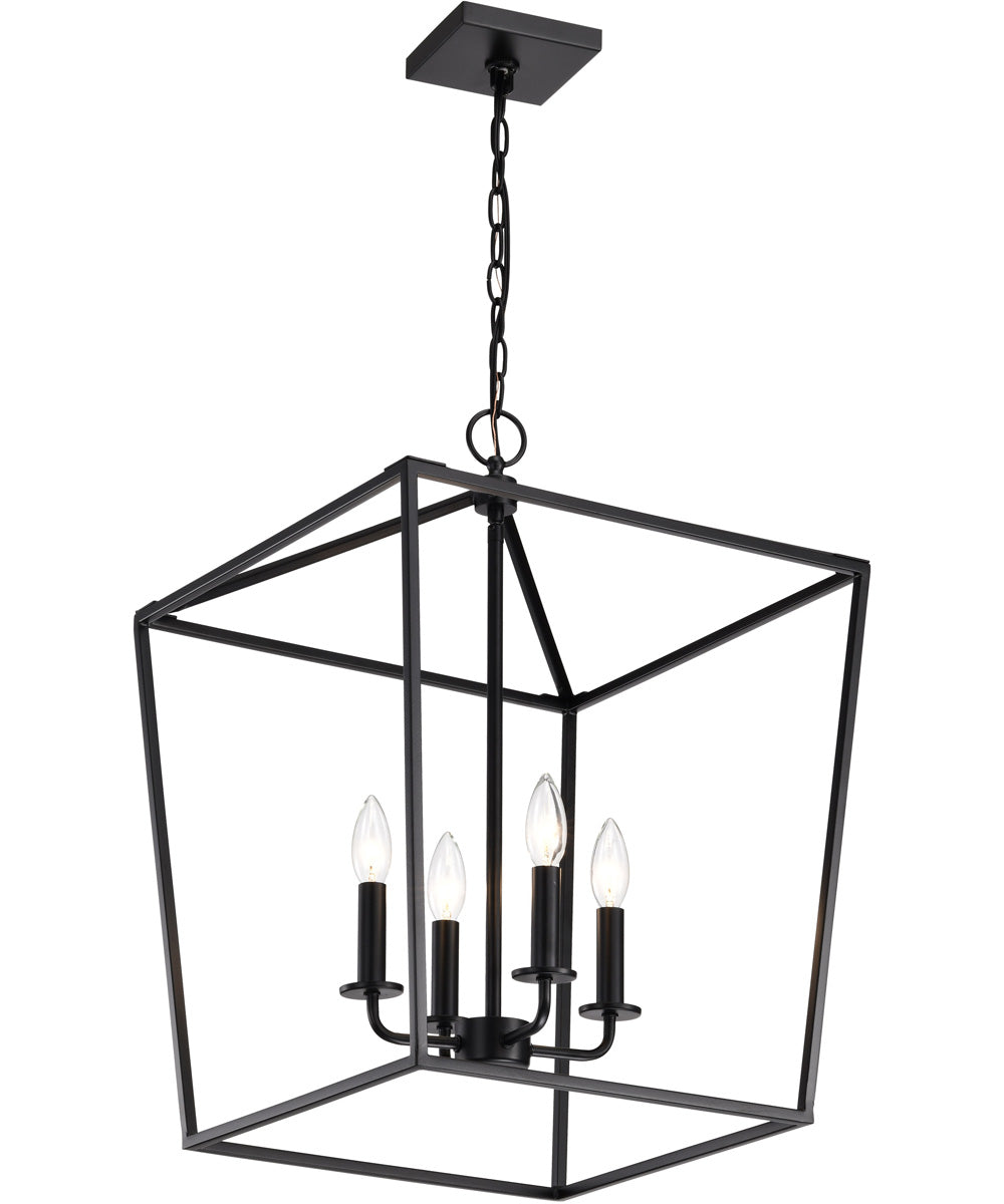 Emma 4-Light Pendant Dark Bronze