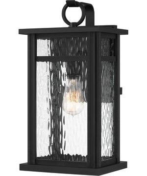 Moira Large 1-light Outdoor Wall Light  Coastal Armour Steel Earth Black