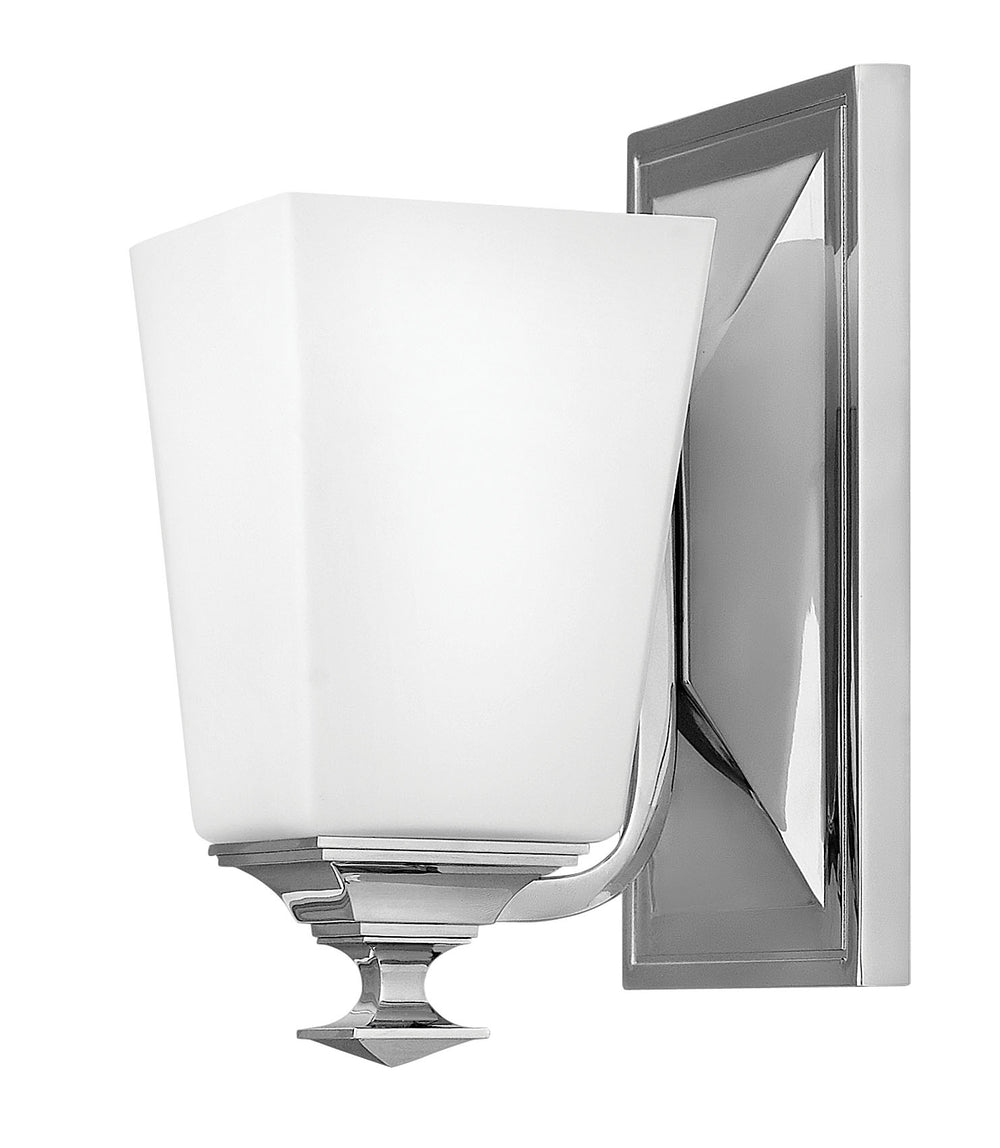 5"W Baldwin 1-Light Bath Sconce in Polished Nickel