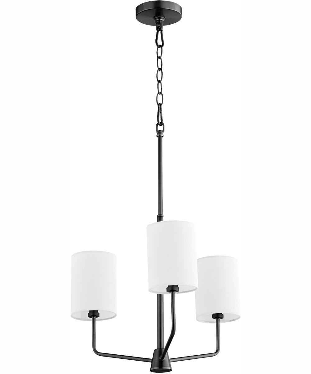 Harmony 3-light Chandelier Matte Black