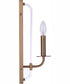 Graclyn 1-Light Wall Sconce Satin Brass
