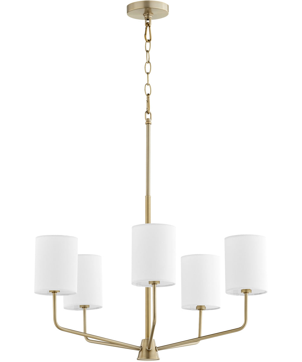 Harmony 5-light Chandelier Aged Brass