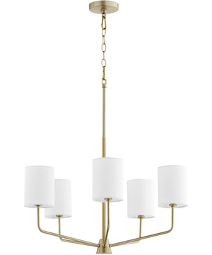 Harmony 5-light Chandelier Aged Brass