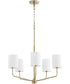 Harmony 5-light Chandelier Aged Brass