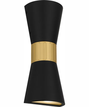 Dexter Medium Outdoor Wall Light  Coastal Armour Aluminum Matte Black