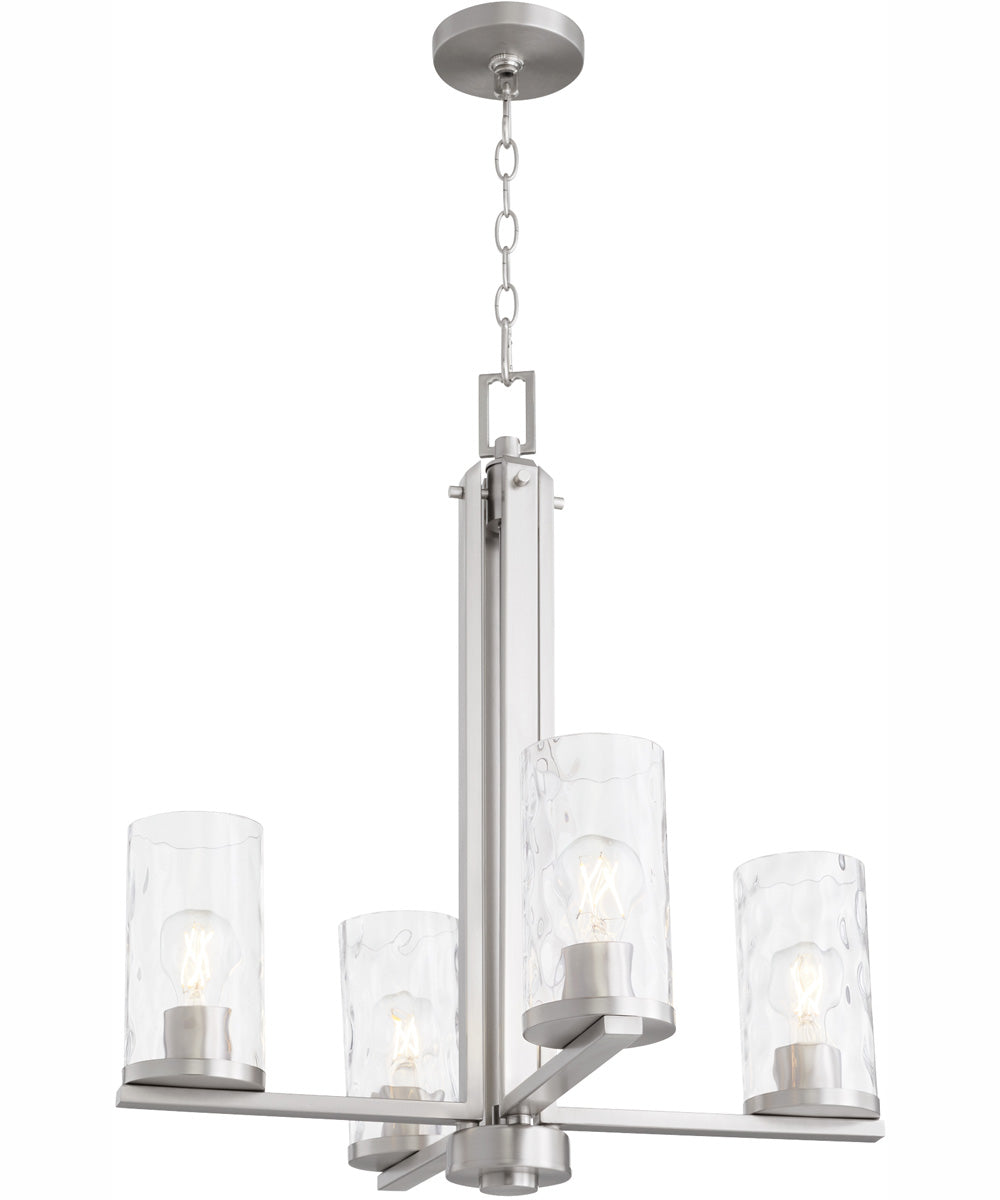Steinway 4-light Chandelier Satin Nickel
