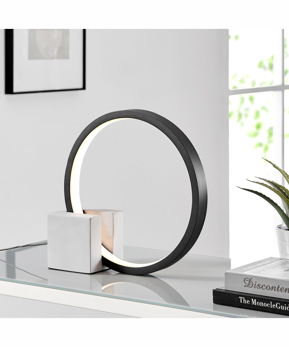 Fannie 1-Light Led Table Lamp Concrete Grey/Black