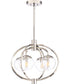 Piltz 4-Light Chandelier Polished Nickel