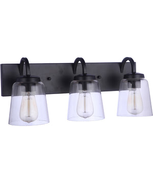 Elsa 3-Light Vanity Flat Black