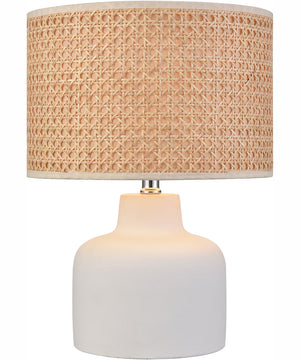 Rockport 17'' High 1-Light Table Lamp - Matte White