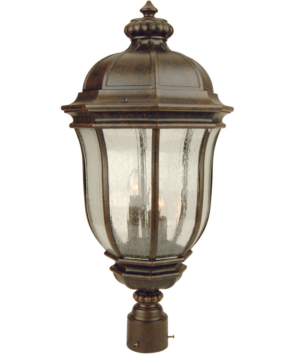Harper 3-Light Post Mount Peruvian Bronze