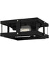 Beck 2-light Flush Mount Earth Black