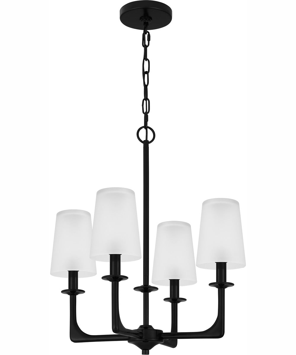 Hough 4-light Chandelier Mystic Black