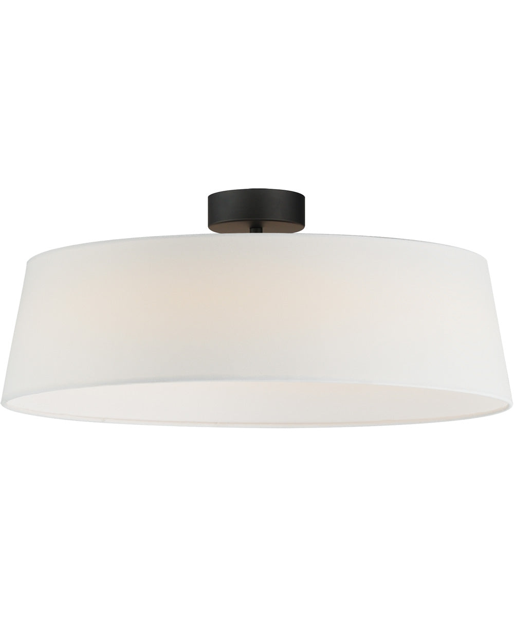 Paramount 21 inch LED Flush Mount Black